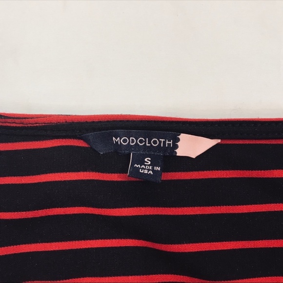 ModCloth Vintage Style Flared Fit Striped Dress - Picture 4 of 4